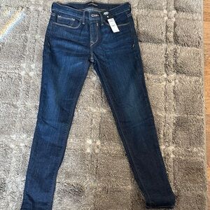 Express Dark Blue Skinny Jeans